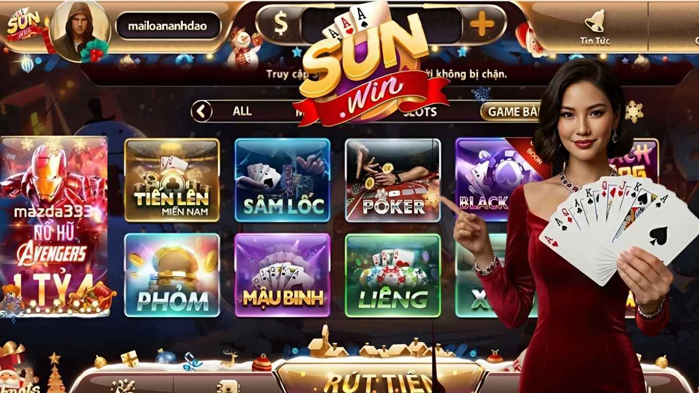 Top 5 game bài Sunwin hot nhất hiện nay