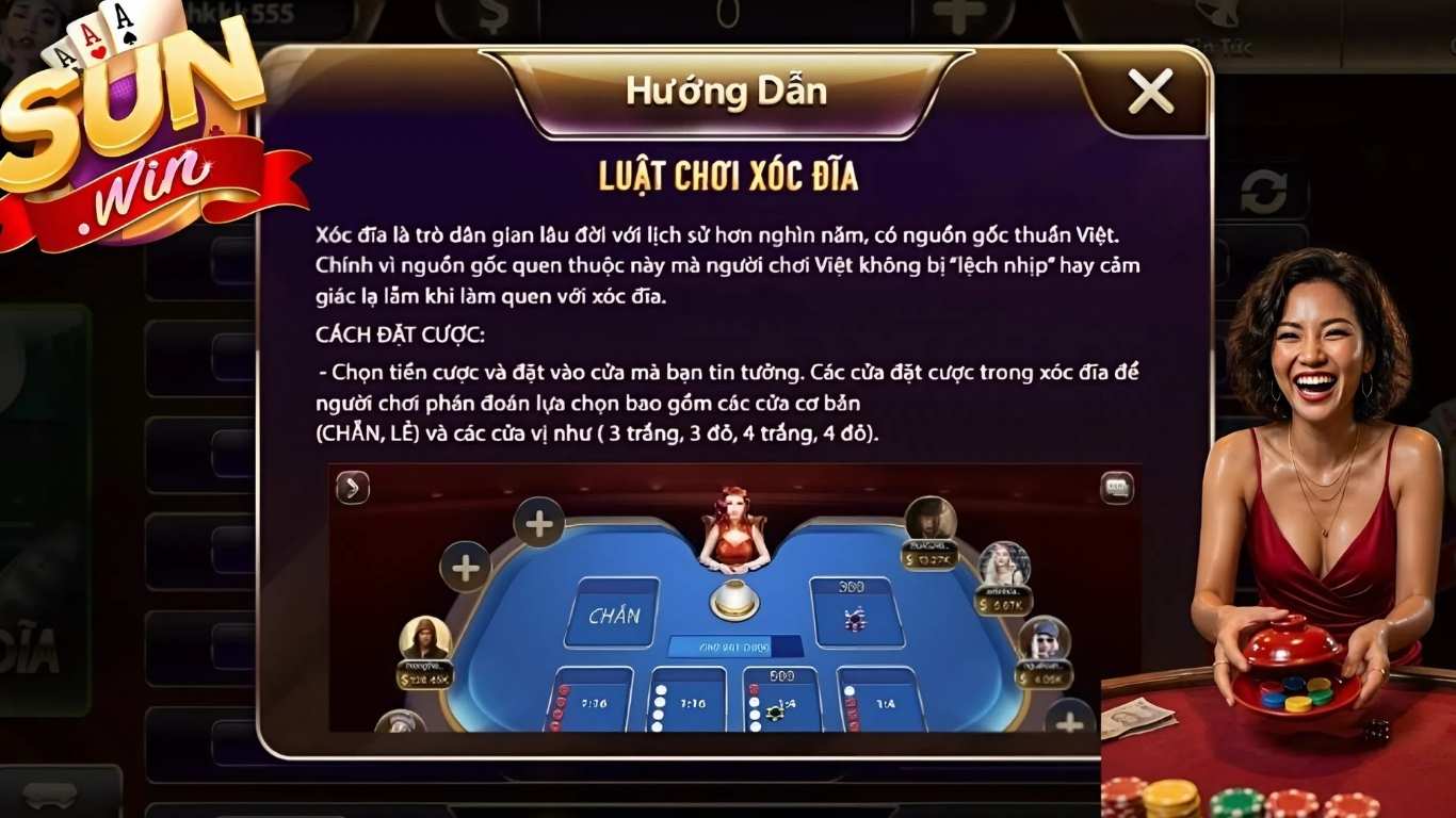 Cập nhật luật chơi xóc đĩa Sunwin mới nhất